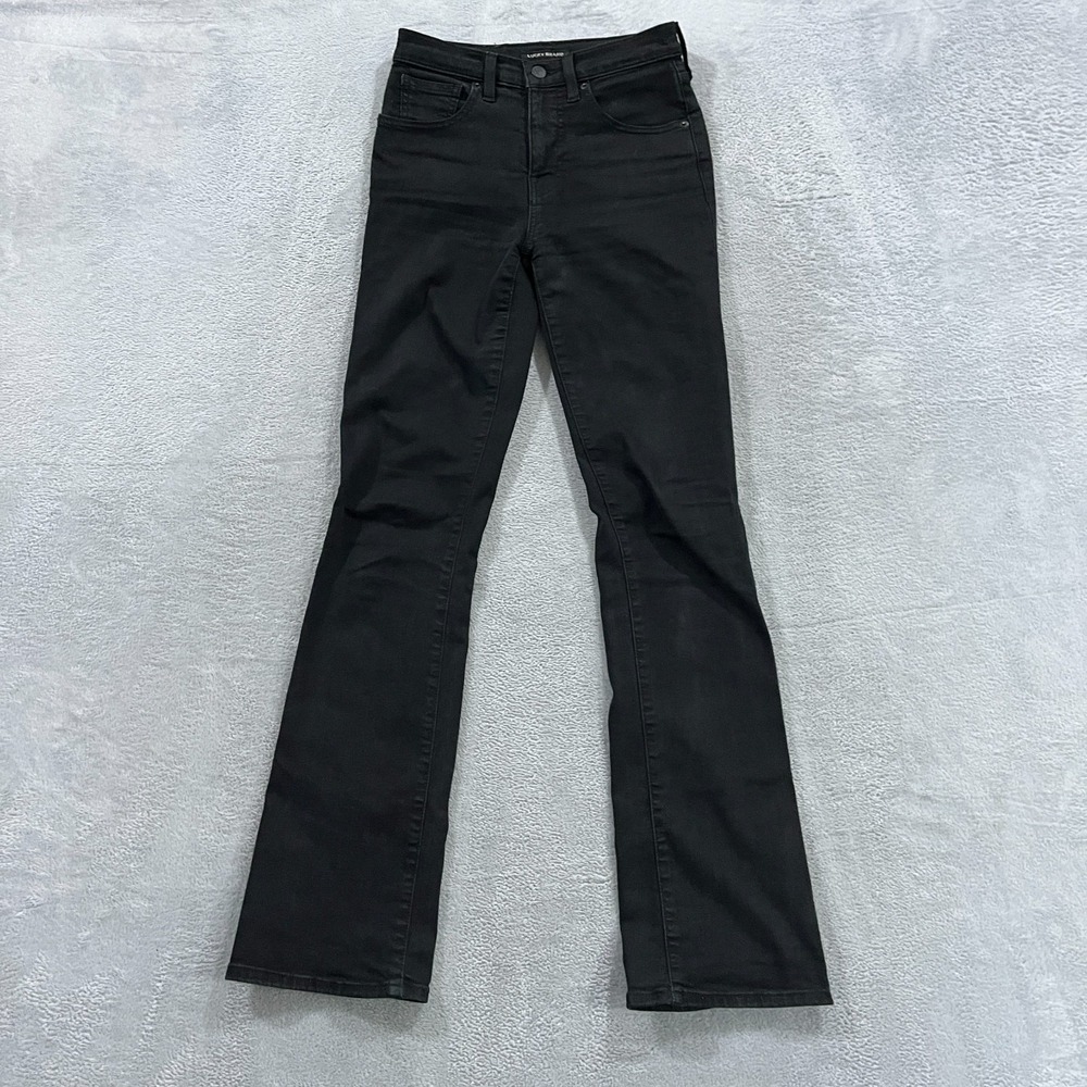 Lucky Brand Women 0/25 High Rise Boot Bridgette Jeans Black‎ Grunge Y2K